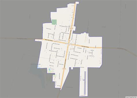 Map of Archer City