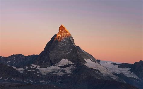 Matterhorn At Sunrise Photograph by Shinji Sugiura | Fine Art America