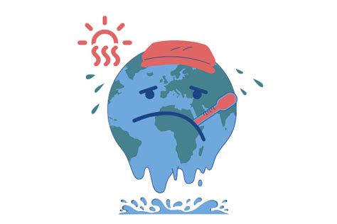 Global Warming Illustration | Ilustración del hogar Template