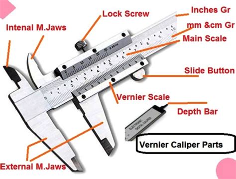 vernier caliper and parts