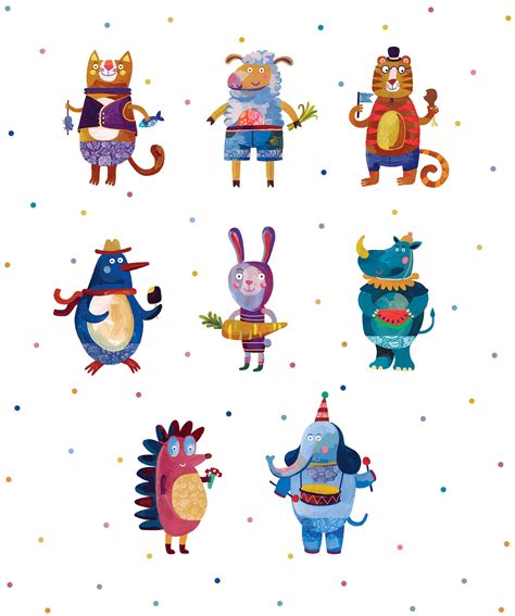 Animal-characters ILLUSTRATIONS :: Behance