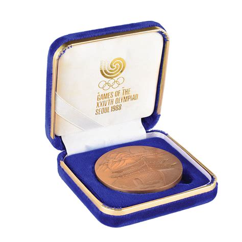 Seoul 1988 Summer Olympics Bronze Participation Medal and Press Medal