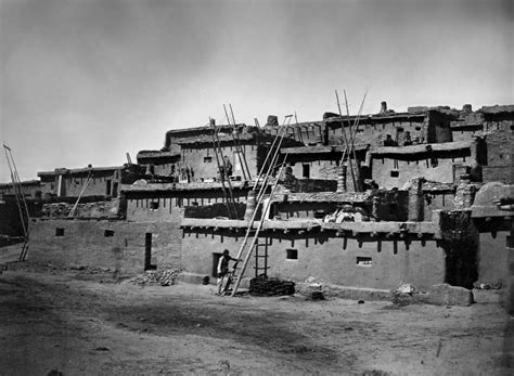 New Mexico Zuni Pueblo Nsection Of A Zuni Pueblo Village In New Mexico ...