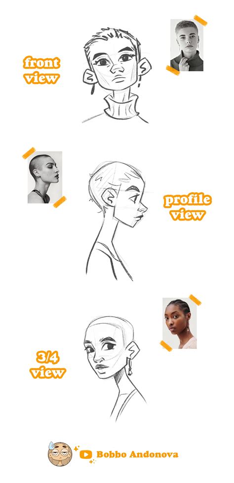 How I DRAW FACES step by step | Mistakes & tips | Procreate sketch ...