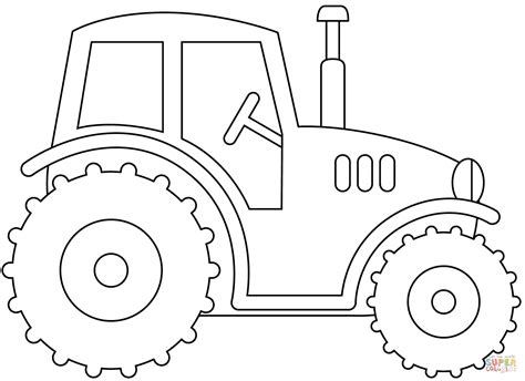 Printable Tractor Coloring Pages