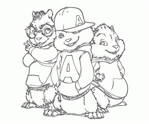 Free Free Printable Coloring Pages Alvin And The Chipmunks, Download ...