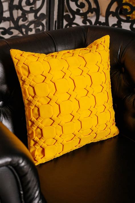 Yellow Throw Pillow Yellow Pillow Cover Mustard Cushion | Etsy