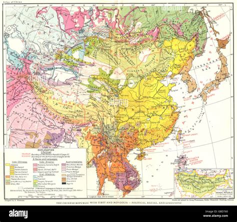 Linguistic Map Of Asia