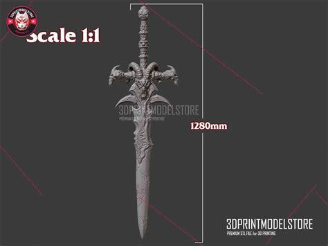 Frostmourne Lich King Sword Warcraft Cosplay Weapon | 3D models ...