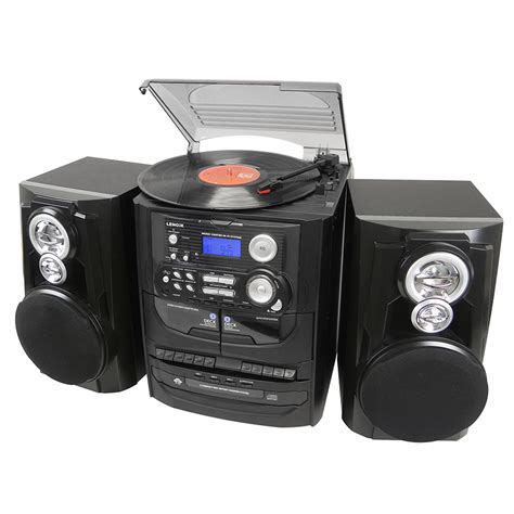 Hi-fi Turntable Vinyl LP/3 CD Player/Dual cassette Recorder record/AM ...