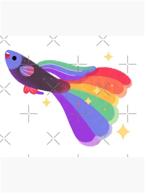 "Rainbow guppy 8" Poster for Sale by pikaole | Redbubble