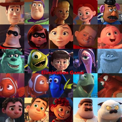 Disney Pixar Characters Elimination Game | Fandom