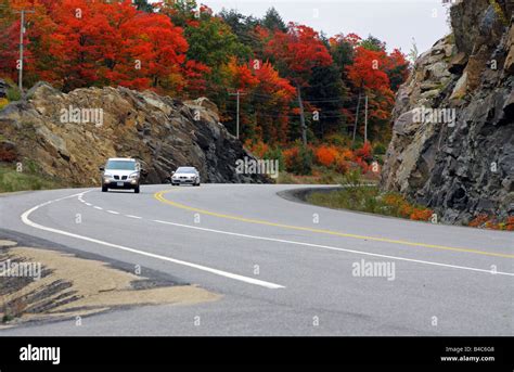 "Highway 60" going through Algonquin Provincial Park of Ontario Stock ...