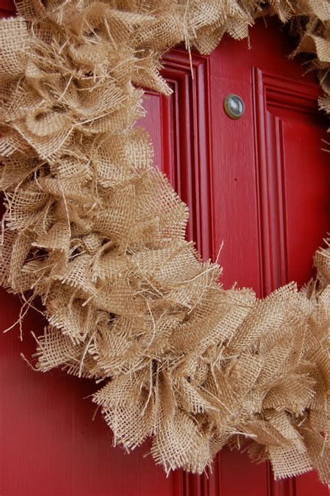 Oh Happy Day: DIY Burlap Wreath