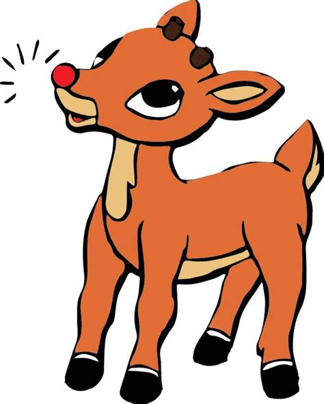 Rudolph the red nosed reindeer SVG File | Etsy