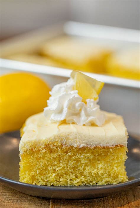 Lemon Sheet Cake Recipe (w/Lemon Frosting!) - Dinner, then Dessert