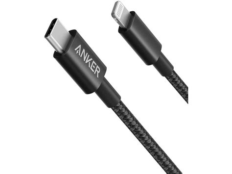 Anker iPhone 12 Charger Cable, New Nylon USB-C to Lightning Charging ...