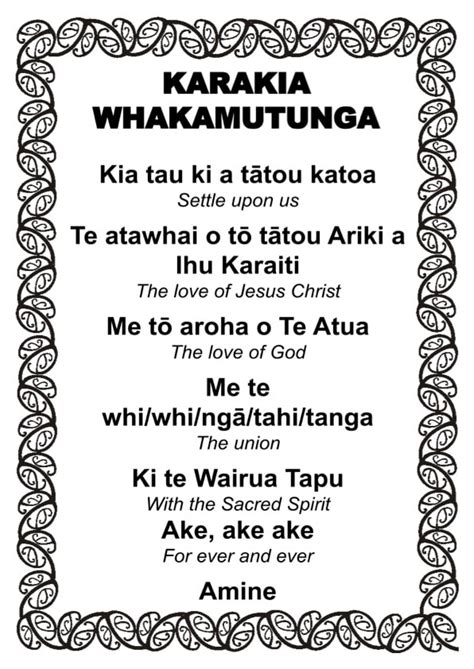 Karakia - KAUPAPA MĀORI TE ARA KOROPIKO