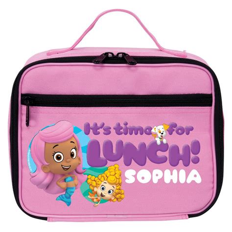 Bubble Guppies Guppy Girls Pink Lunch Bag | Ty's Toy Box | Pink lunch ...