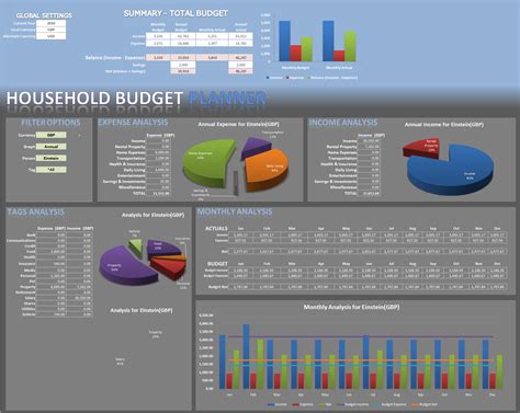 Excel income and expense tracker - medigase