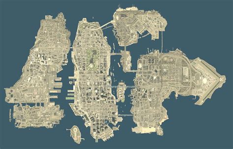 Gta 5 Map Compared To Gta 4