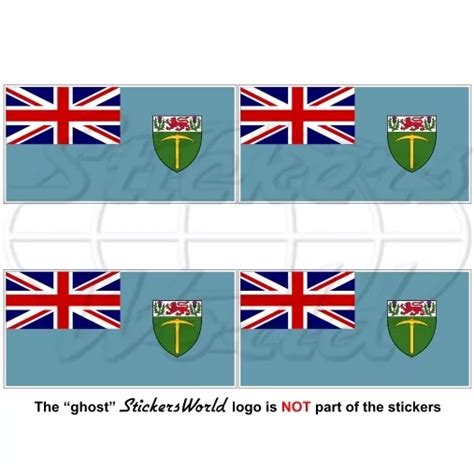 RHODESIA RHODESIAN FLAG 1964-1968 Vinyl Decals, Bumper-Helmet Stickers ...