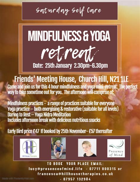 Mindfulness Retreats - Presence of Mind