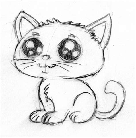 cute cartoon pencil drawings - Clip Art Library