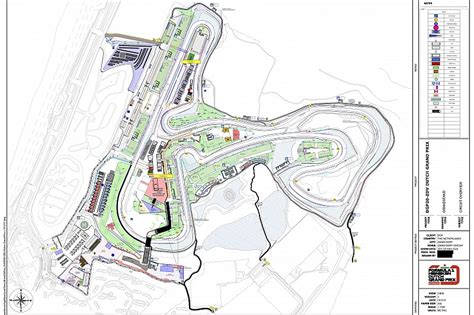 Circuit Zandvoort Plattegrond