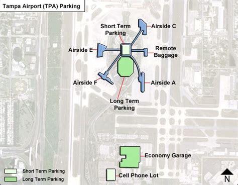 Tampa International Airport Parking Map