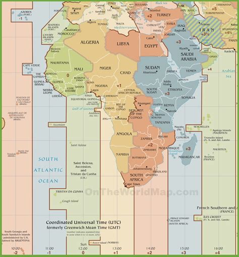 World Map Of Africa Time Zone Map | Images and Photos finder