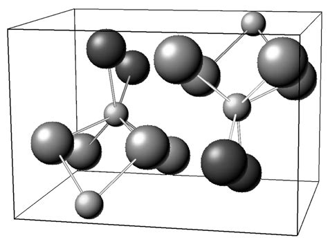 2. crystal structure of cementite, small spheres: carbon; dark ...