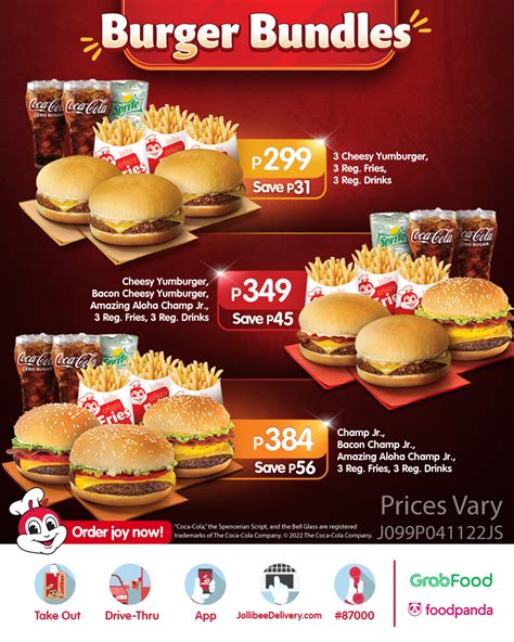 Save as Much as P56 on NEW Jollibee Burger Bundles – PROUD KURIPOT