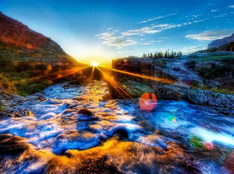 Sunrise 3d, 3d, nature, sunrise, water, HD wallpaper | Peakpx