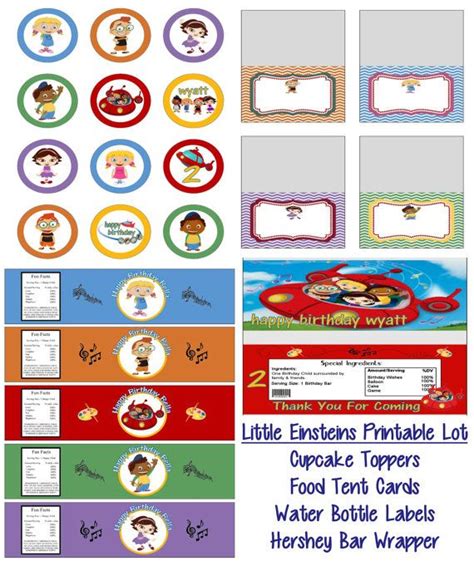 Disney Little Einsteins Birthday Party Printable Lot Package Favors and ...