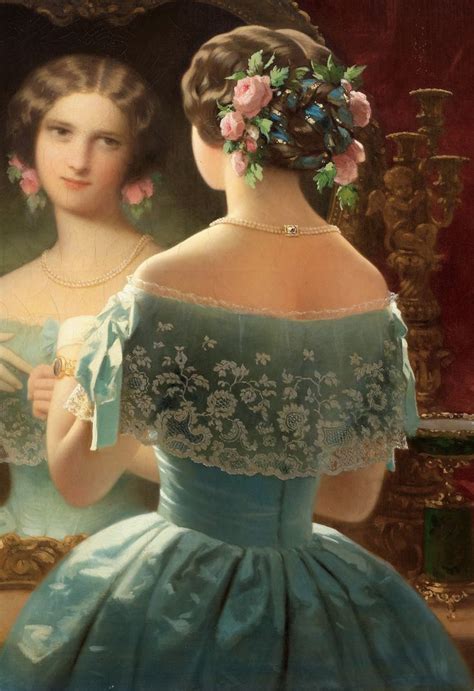 Young Lady at her Toilette, French,19th Century | Historical dresses ...