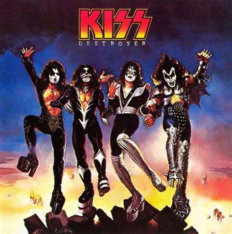 KISS - Destroyer (1976) | Kiss rock bands, Album art, Rock album covers