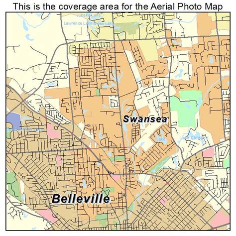 Aerial Photography Map of Swansea, IL Illinois