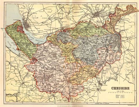 Cheshire England Map