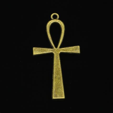 7pcs Antique Style Bronze Color cross egyptian ankh life symbol ...