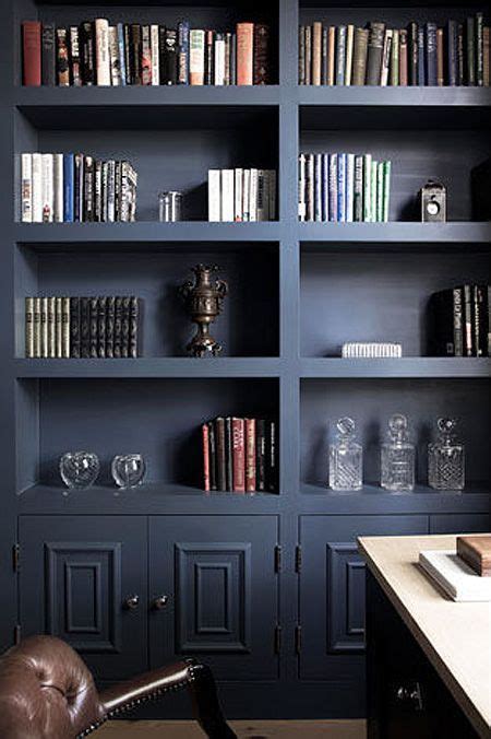 Blue Bookshelves - chairhome