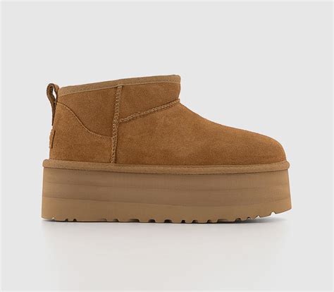 UGG Classic Ultra Mini Platform Boots Chestnut - Women's Boots