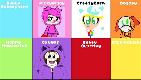 (Collab) smiling critters by captaincakecookie on DeviantArt