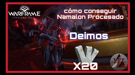 Como Conseguir Namalon Procesado Warframe (Caceria de Arcontes) - YouTube