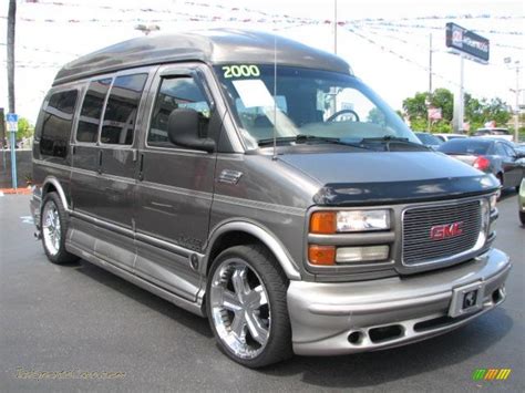 2000 GMC Savana Van 1500 Passenger Conversion in Storm Gray Metallic ...