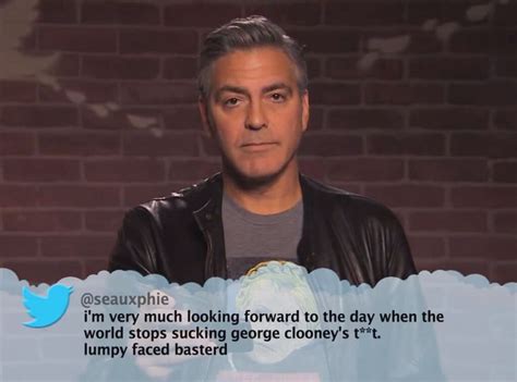 George Clooney from Celebrity Mean Tweets From Jimmy Kimmel Live! | E! News