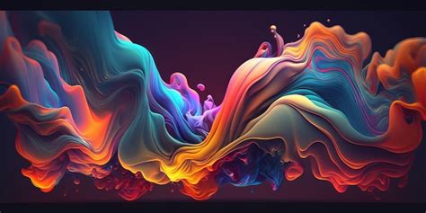 Premium Photo | Vibrant Liquid Gradient Background