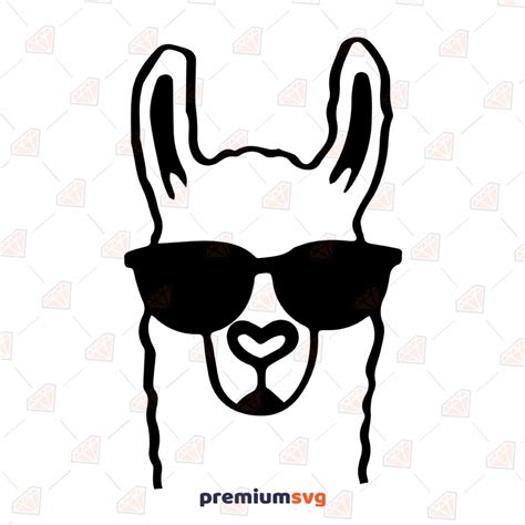 Hand Drawn LLama SVG | PremiumSVG