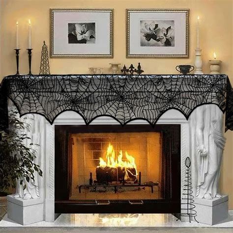 Halloween Fireplace Mantel Decoration