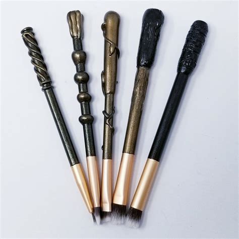 Magic Wand Makeup Brushes - Made to Order Set of 5 | Wand makeup ...